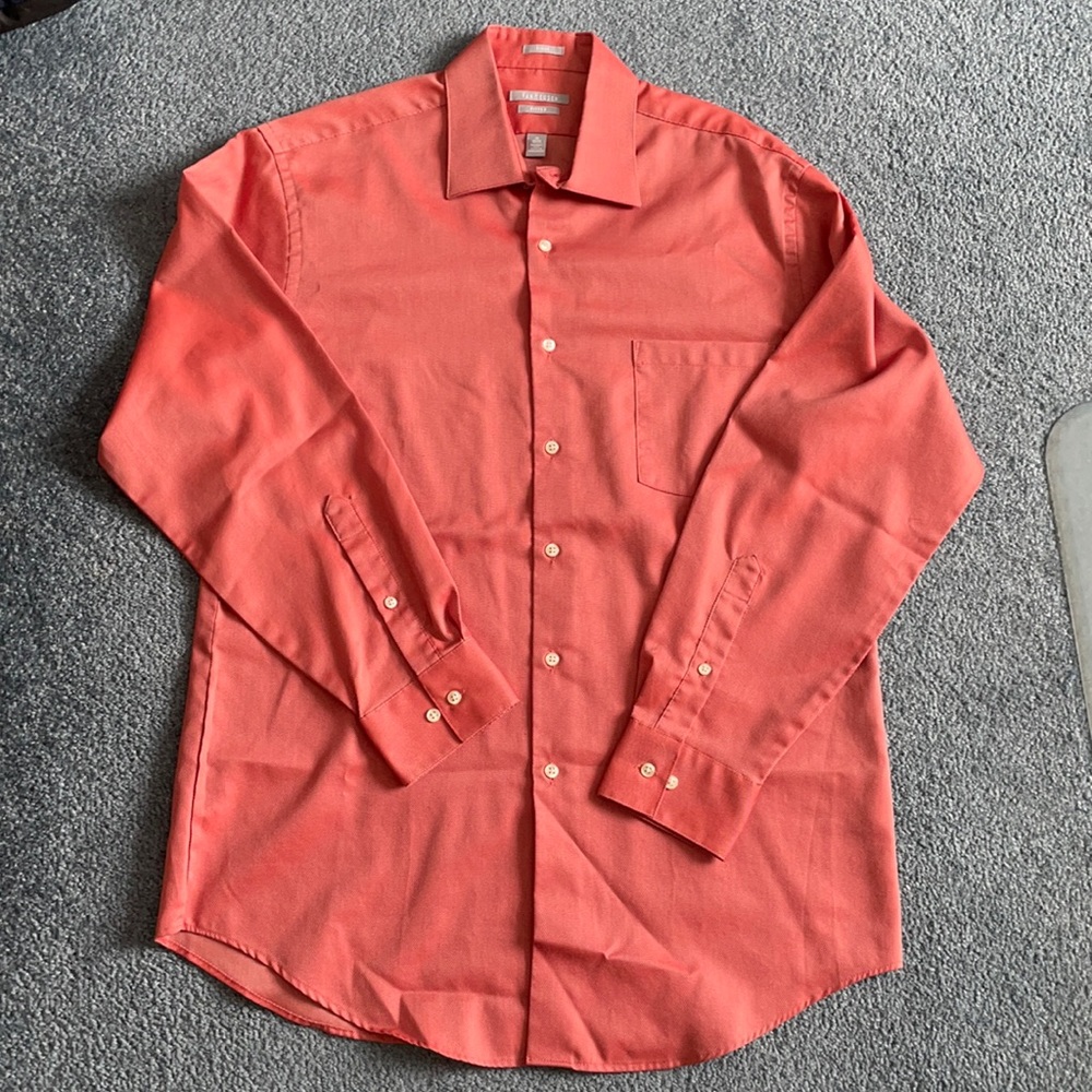 Pique by Van Heusen Fitted Men’s Dress Shirt